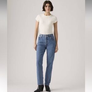 Levi's Women's Straight Leg Blue Jeans